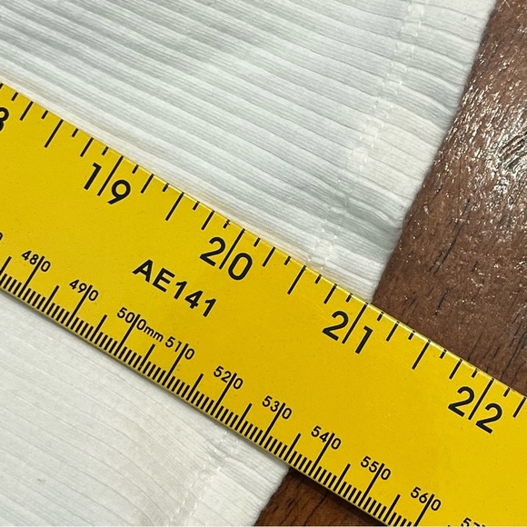 Maeve by Anthropologie ivory ribbed turtleneck long sleeve blouse size medium - Picture 6 of 7